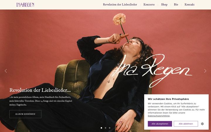 Screenshot of inaregen.at