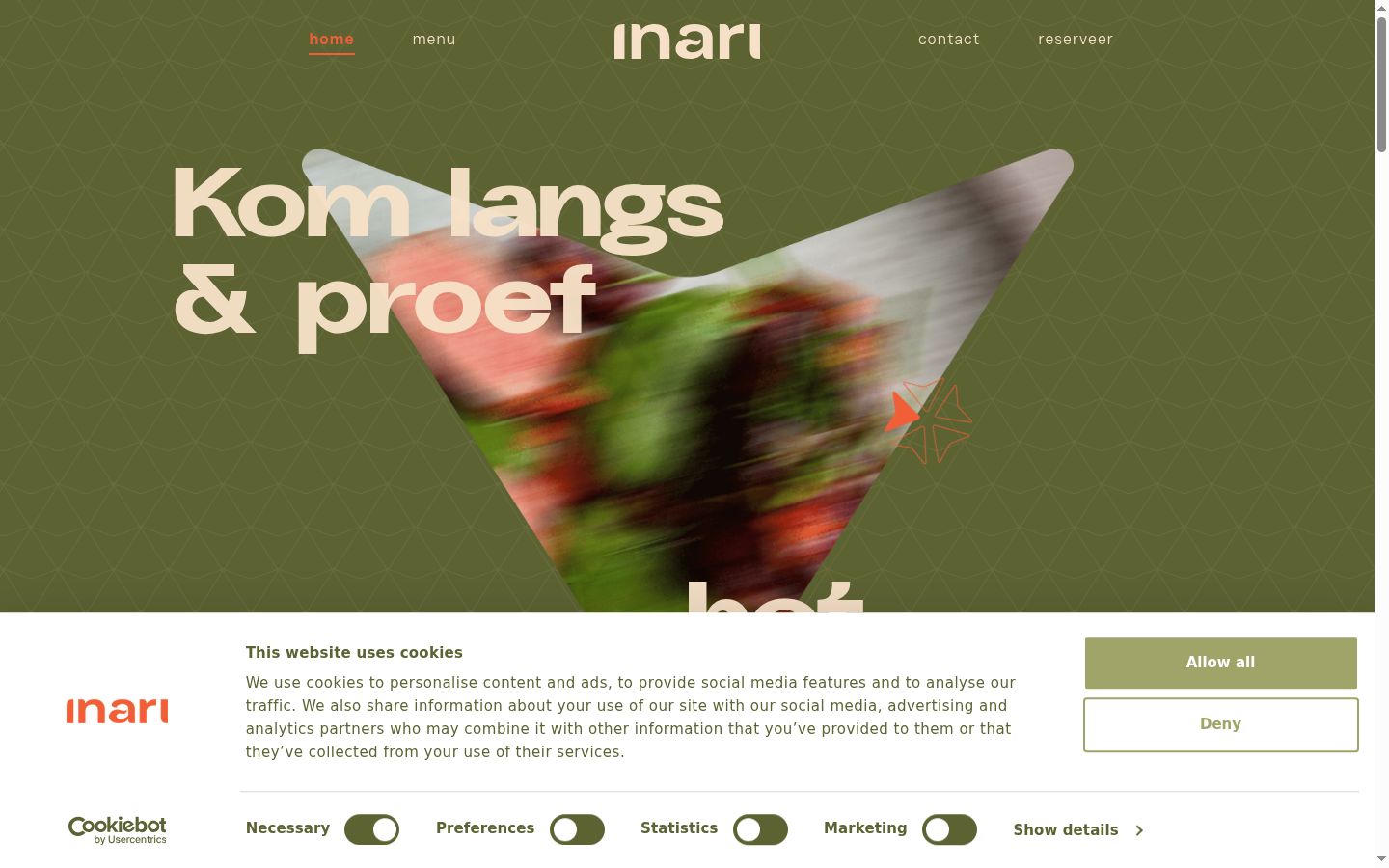 Screenshot tal-banner tal-kunsens muri qabel kwalunkwe interazzjoni