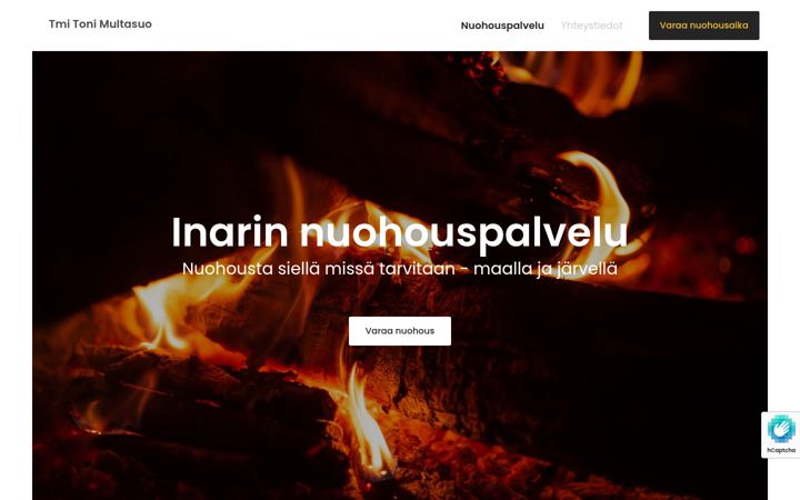 Skärmbild av inarinnuohouspalvelu.fi
