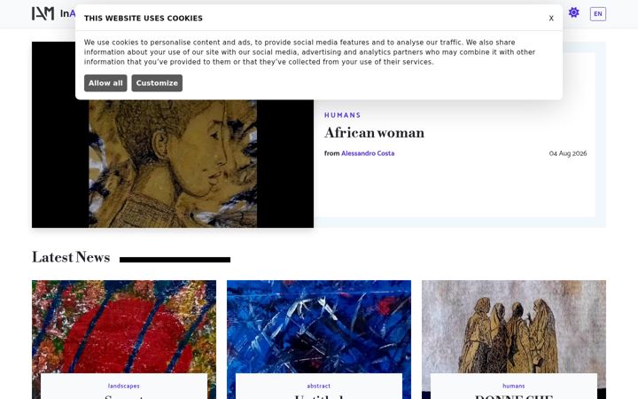 Screenshot of inartemente.com