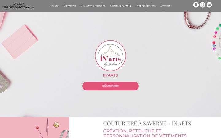 Screenshot of inarts-reiki.fr