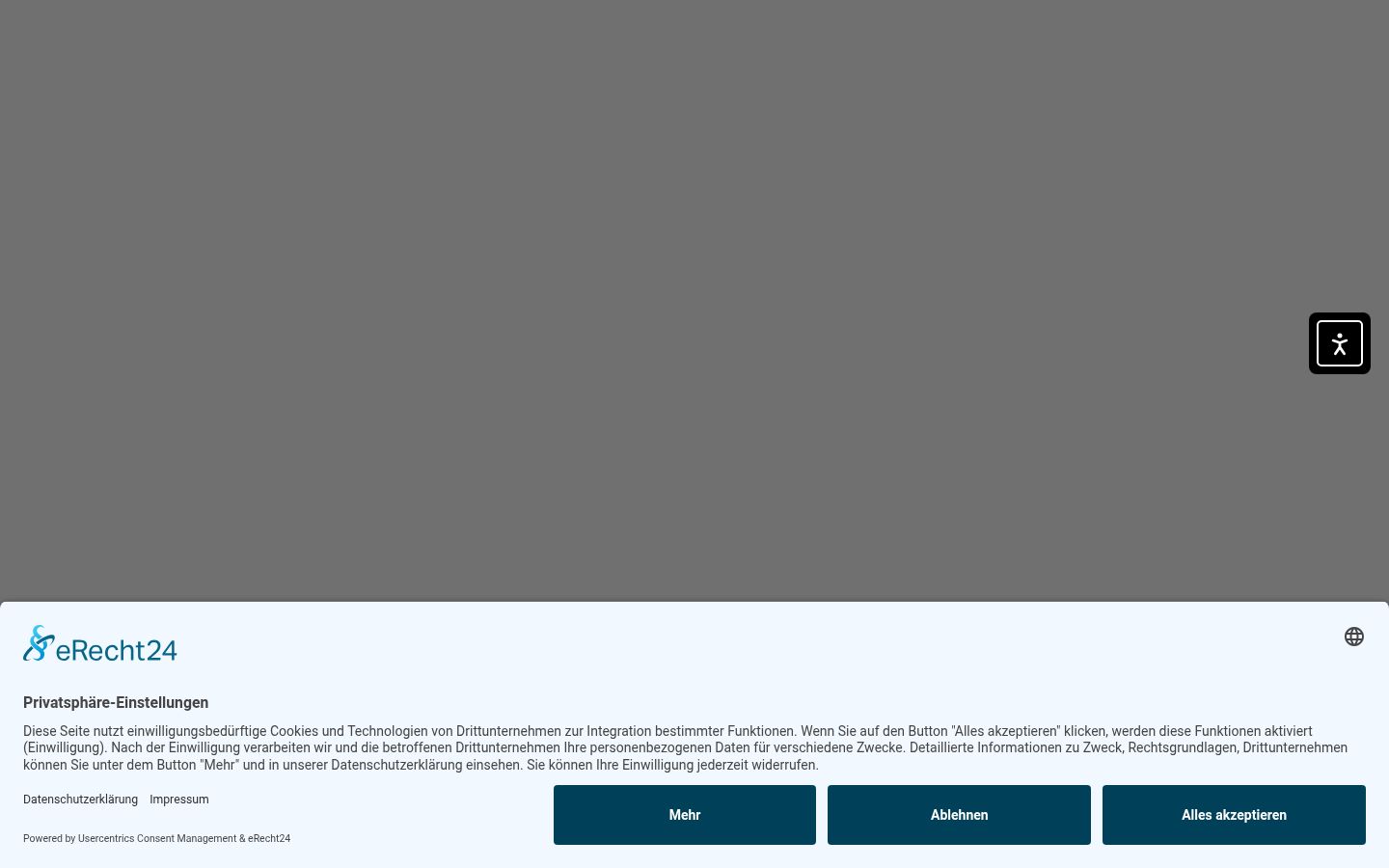 Screenshot tal-banner tal-kunsens muri qabel kwalunkwe interazzjoni