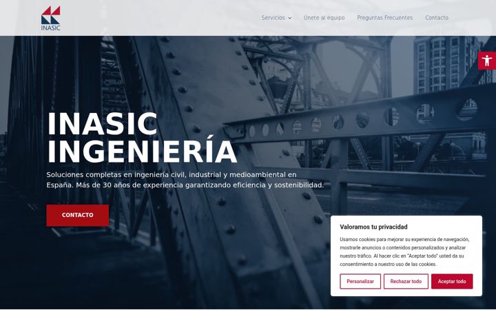 Screenshot of inasicingenieria.es