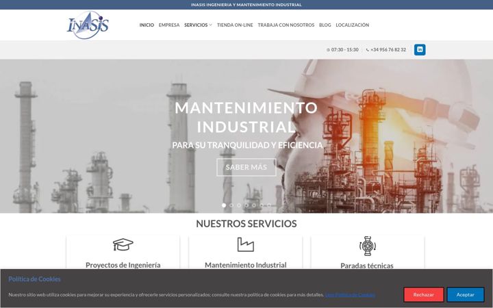 Screenshot of inasis.com