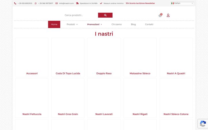 Screenshot of inastrishop.com