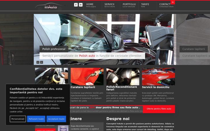 Screenshot of inauto.ro