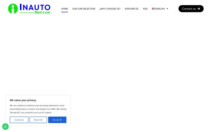 Screenshot of inautorentacar.com
