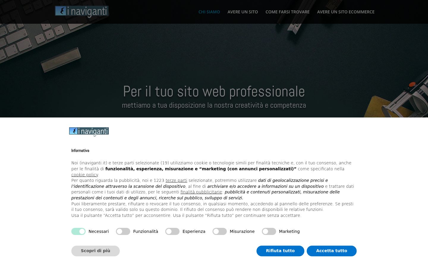 Screenshot tal-banner tal-kunsens muri qabel kwalunkwe interazzjoni