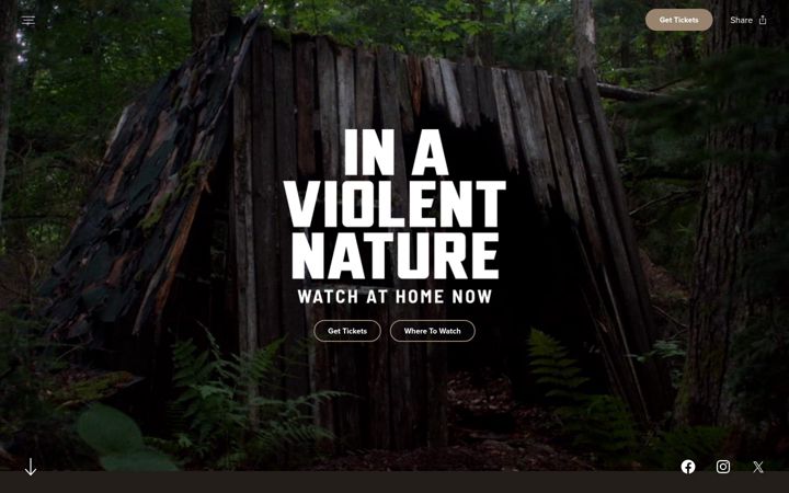 Screenshot of inaviolentnature.com