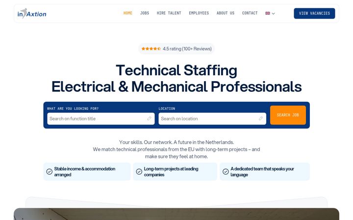 Screenshot of inaxtion.com