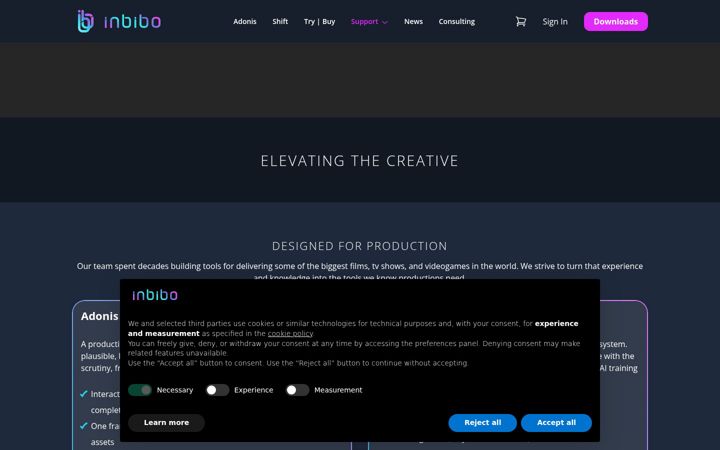 Screenshot of inbibo.co.uk