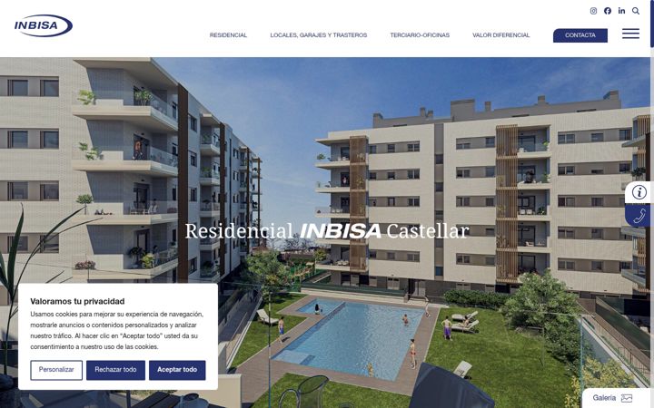 Snímek obrazovky inbisacastellar.com