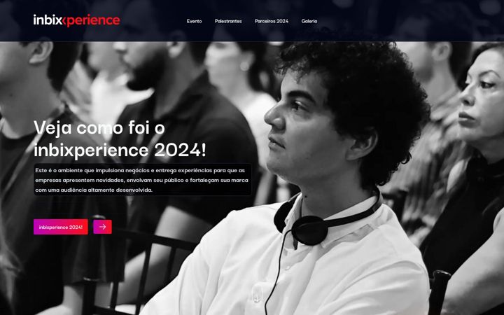 Screenshot of inbixperience.com.br