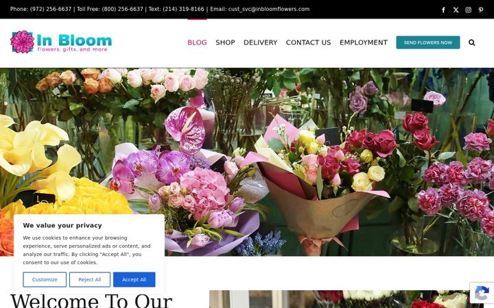 Snímek obrazovky inbloomflowersblog.com