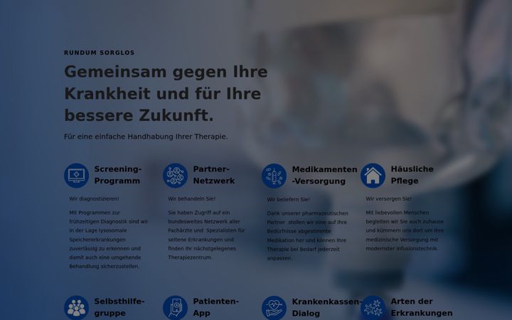 Screenshot of inborn-metabolic-solutions.de