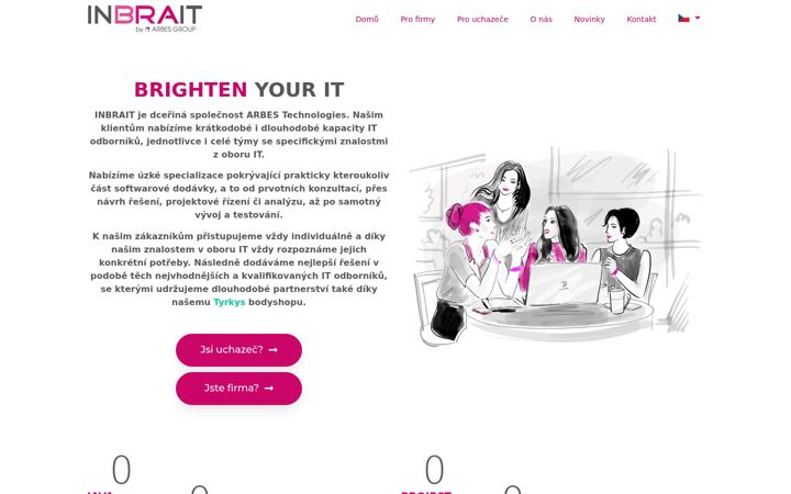 Skærmbillede af inbrait.com