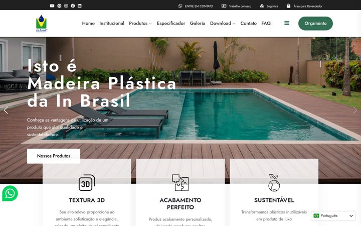 Screenshot of inbrasil.ind.br