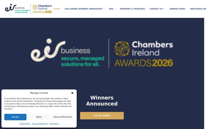 Screenshot of inbusinessireland.com