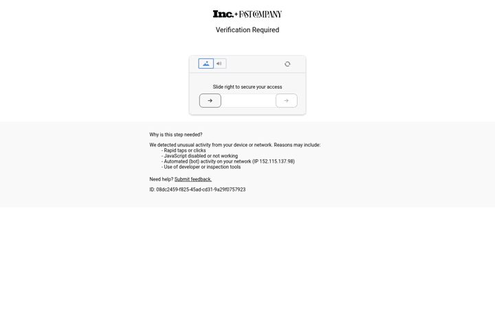 Screenshot ta' inc.com