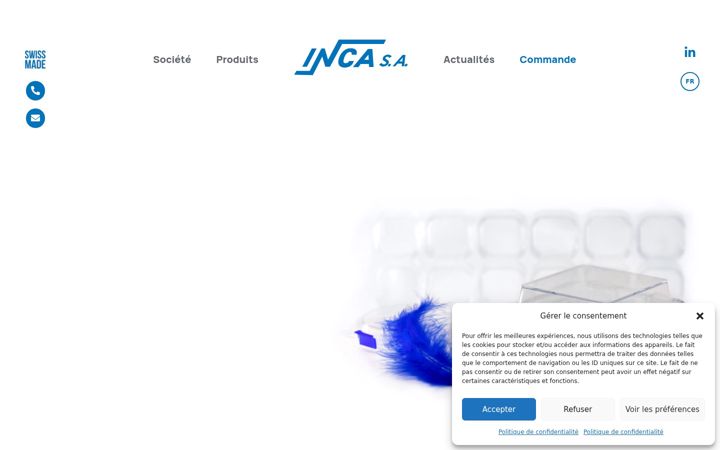 Screenshot of inca-sa.com
