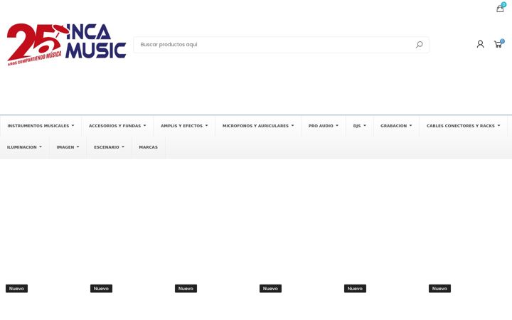 Screenshot of incamusic.es