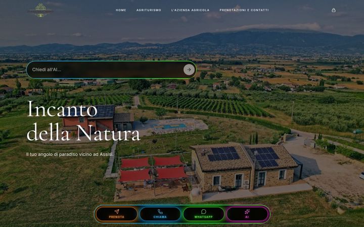 Screenshot of incantodellanatura.com