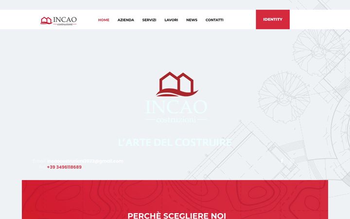 Screenshot of incaocostruzioni.it