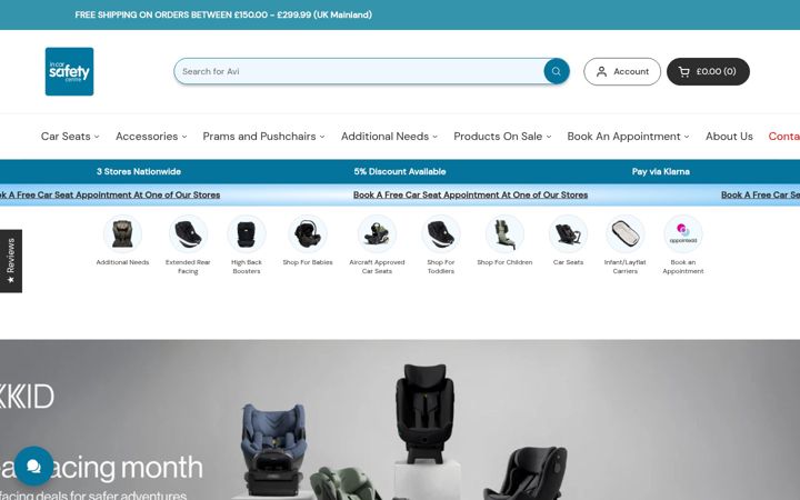 Screenshot of incarsafetycentre.co.uk