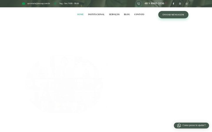 Screenshot of inceap.com.br