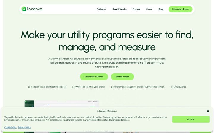 Screenshot of incenva.com