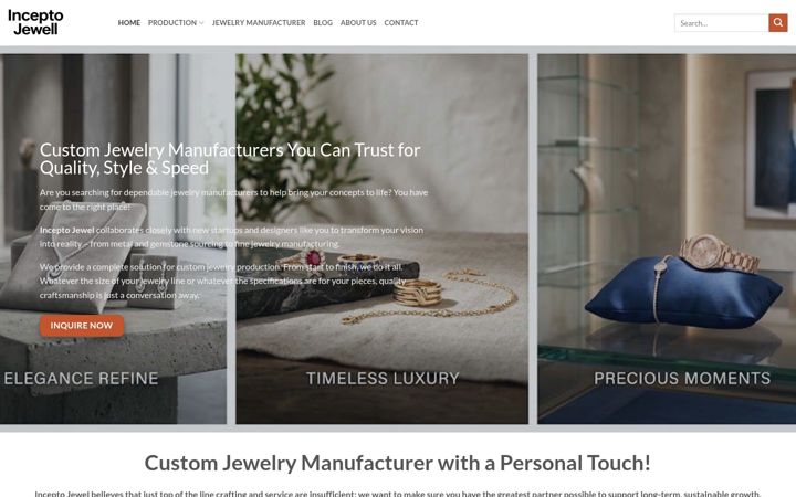 Screenshot of inceptojewel.com