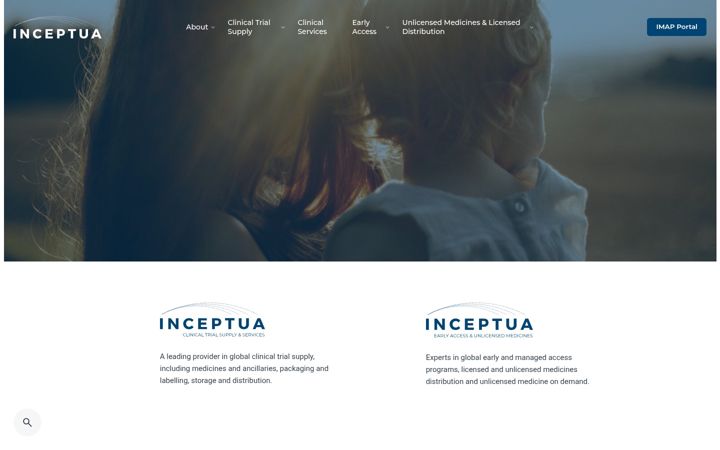 Snímek obrazovky inceptua.com