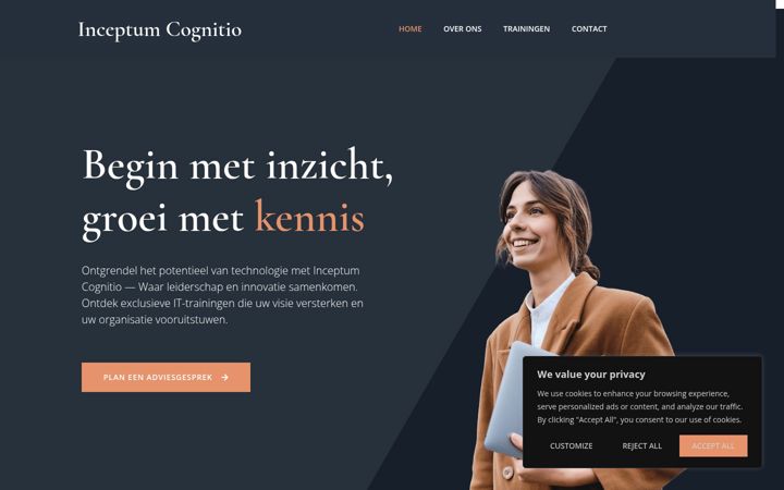 Screenshot of inceptumcognitio.nl