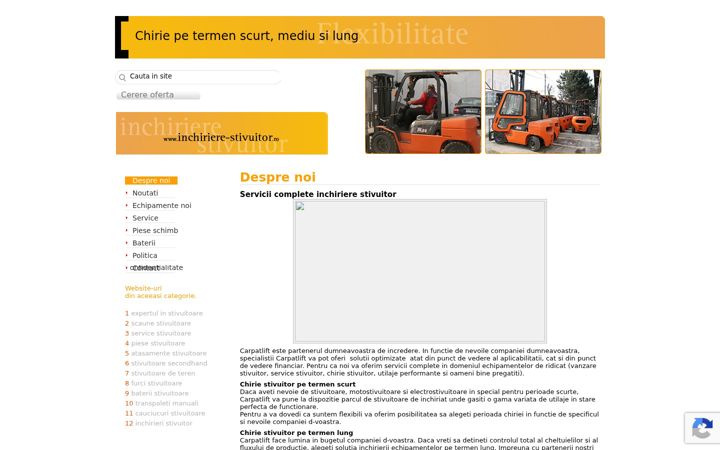 Screenshot ta' inchiriere-stivuitor.ro