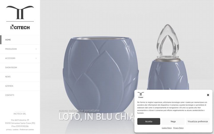 Screenshot of incitech.pd.it