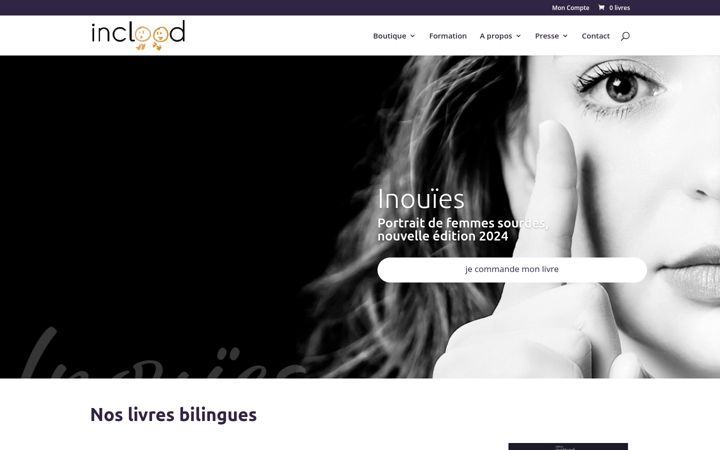 Screenshot of inclood.fr