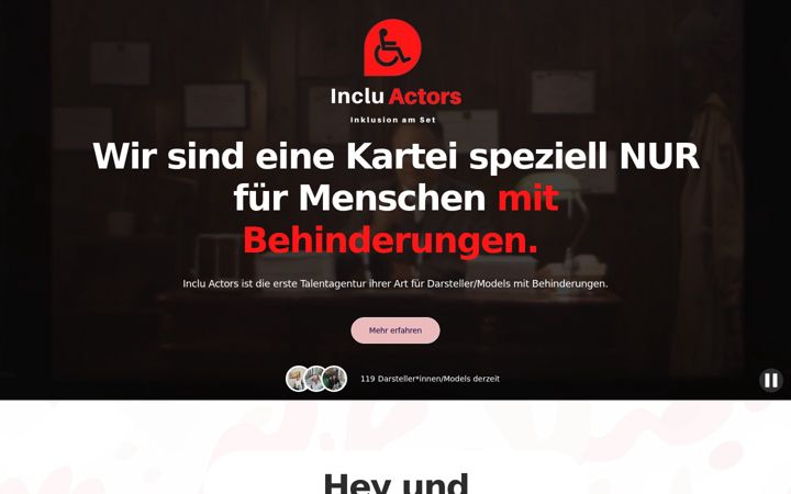 Screenshot of inclu-actors.com