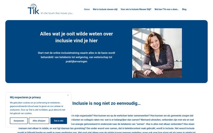 Screenshot of inclusienieuwestijl.nl