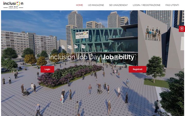 Snimka zaslona za inclusionjobday.com
