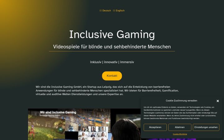 Screenshot of inclusive-gaming.de