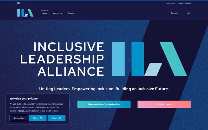Screenshot of inclusive-leadership.org