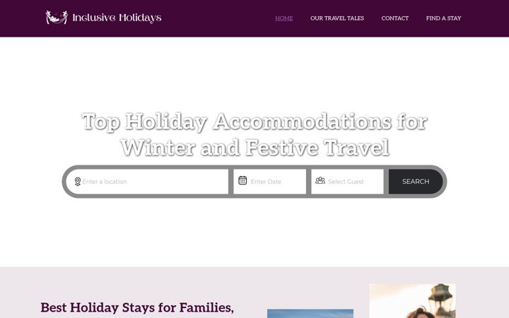 Screenshot of inclusiveholidays.net