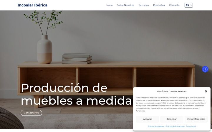 Screenshot of incoalar.com