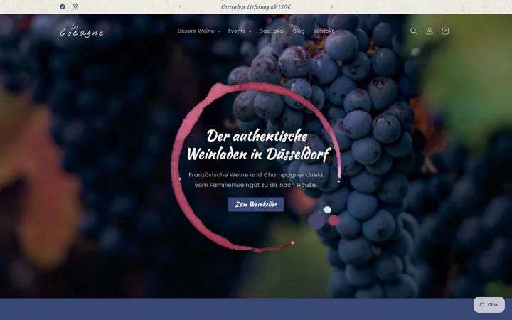 Screenshot of incocagne.de
