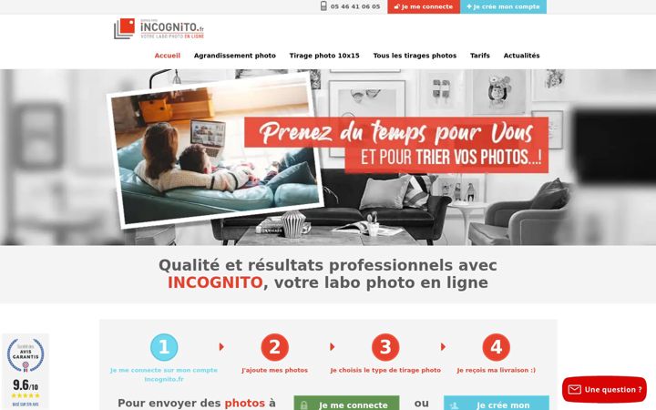 Screenshot του incognito.fr