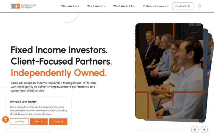 Captură de ecran a incomeresearch.com