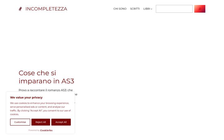 Screenshot of incompletezza.com