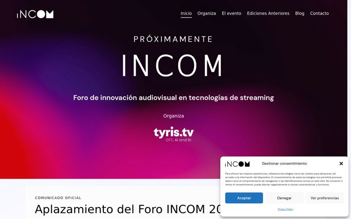 Screenshot of incomvlc.com