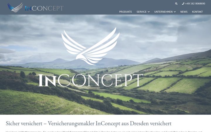 Screenshot of inconcept.de