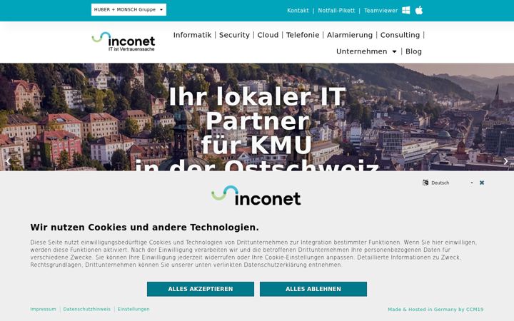 Screenshot of inconet.ch